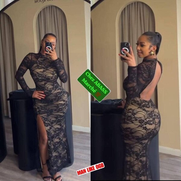 Robe Dentelle Élegante