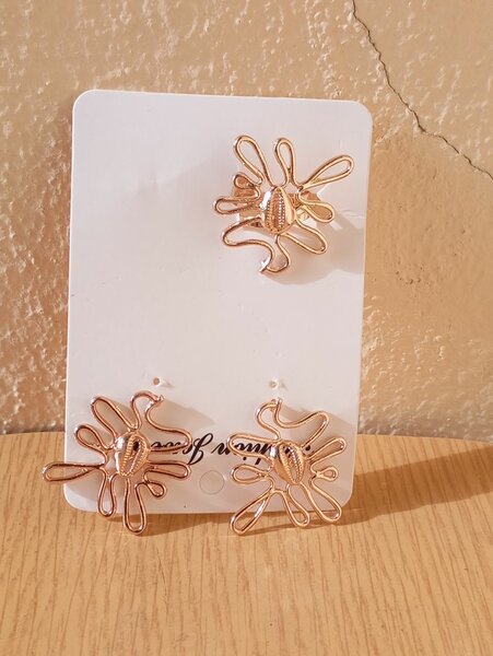 Boucles d'oreilles en alliage