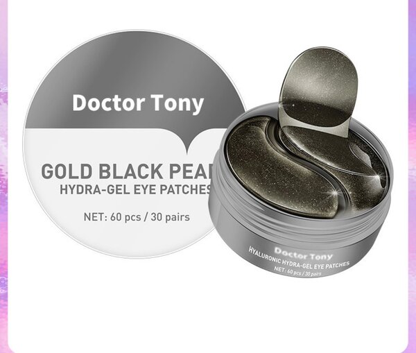 Doctor Tony Gold Black Pearl Eye Patches