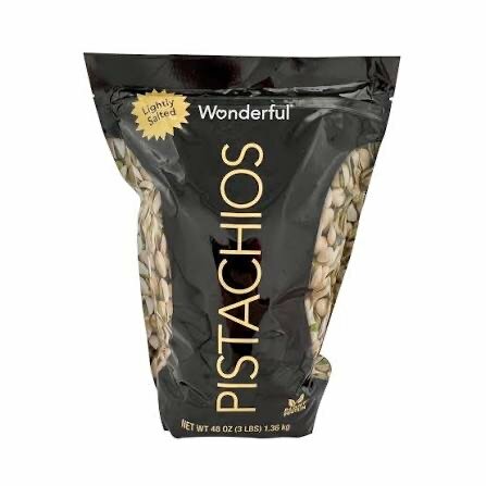 Pistaches légèrement salées 1.36kg