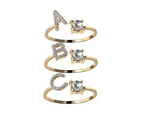 Bagues Initiales Personnalisées