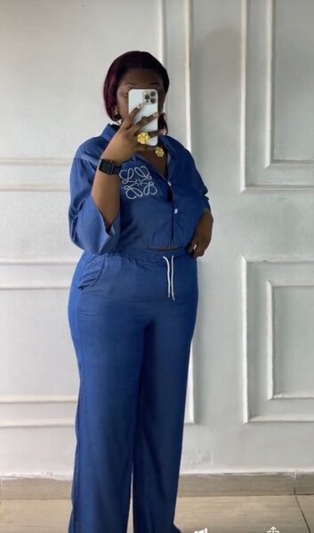 Tenue décontractée bleue