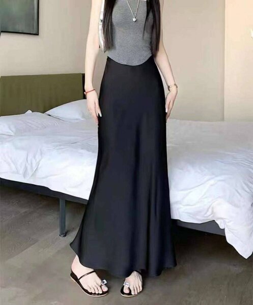 Атласная юбка