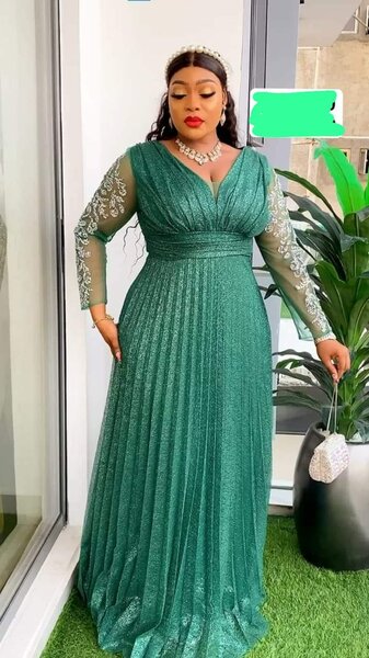 Emerald Sparkly Dress