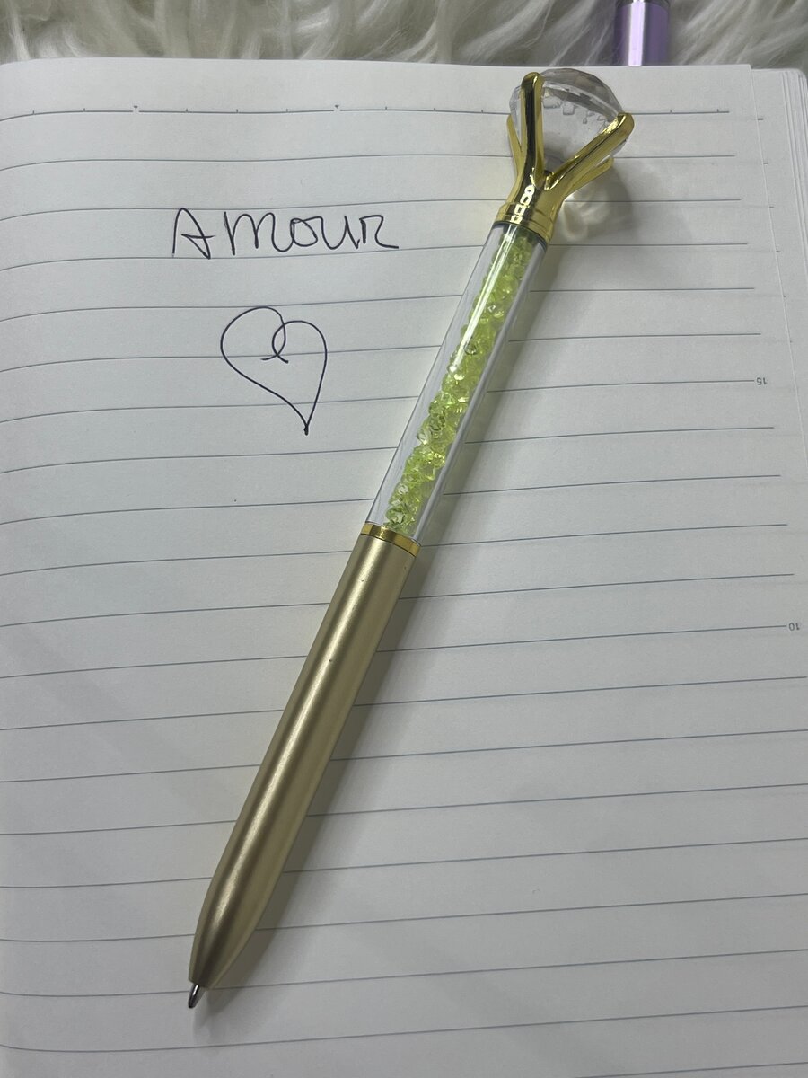 Stylos à bille cristal élégants