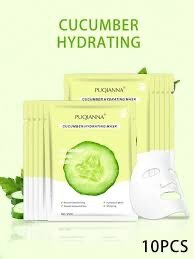 4 Masques d'hydratation facial