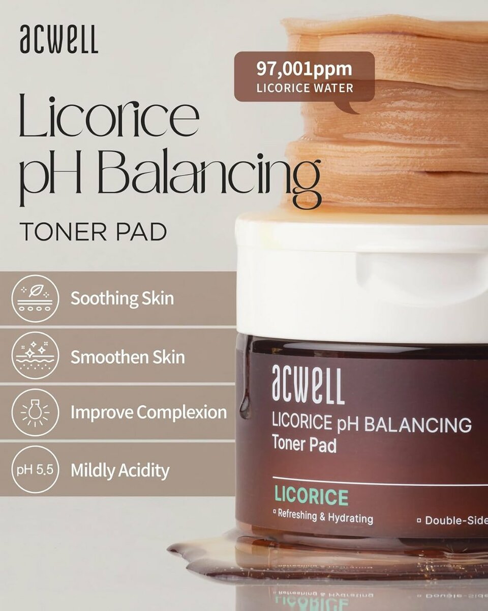 Acwell Licorice Toner Pads