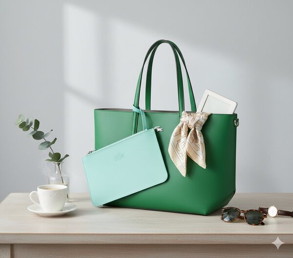 Sac à main vert élégant