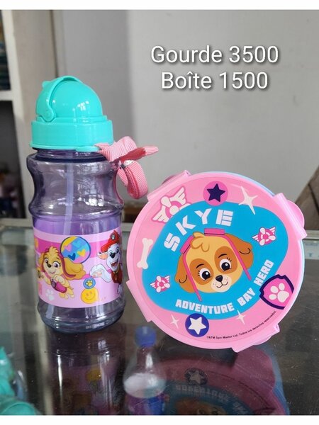 Set Gourde et Boîte Lunch Enfant