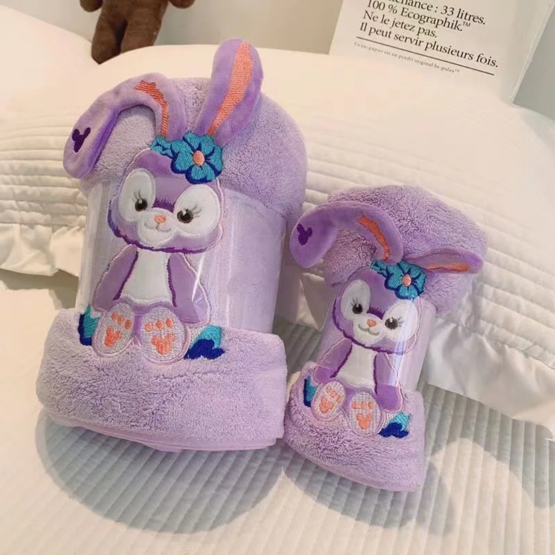 Doux ensemble serviette lapin bébé