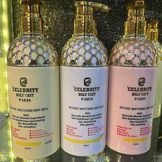 Celebrity halfcast  lotion