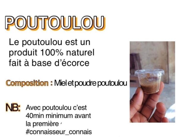 Poudre de Poutoulou naturelle