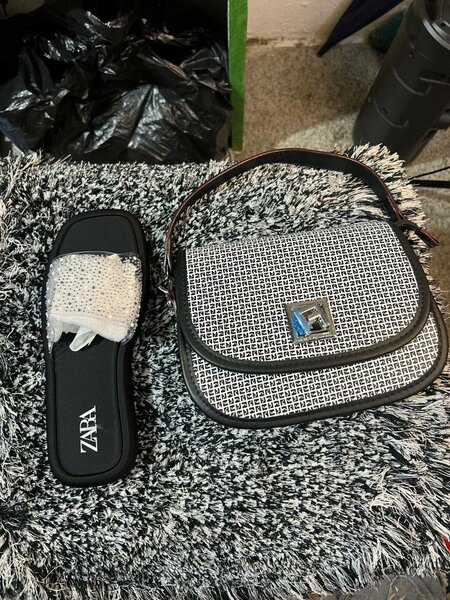 Sac chic à motif tissé