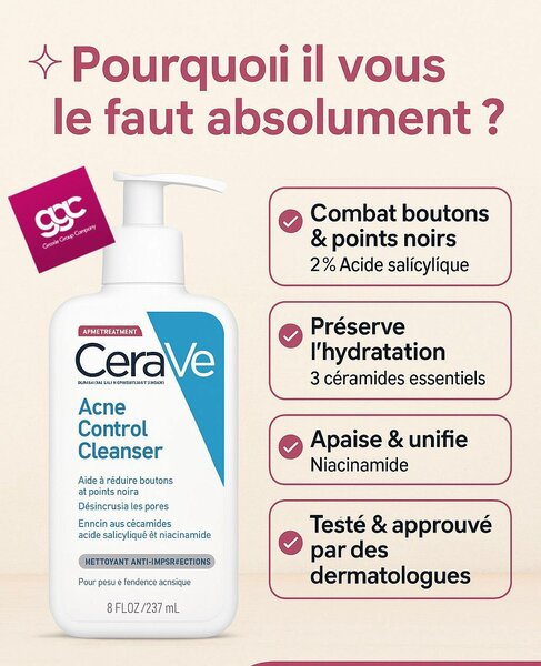 Nettoyant Anti-Acné CeraVe