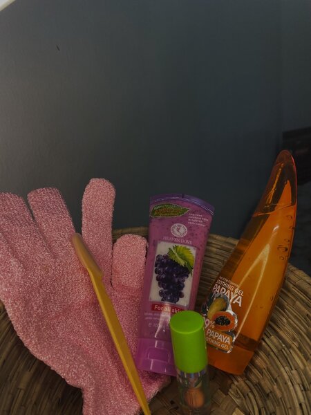 Ensemble de soins exfoliants