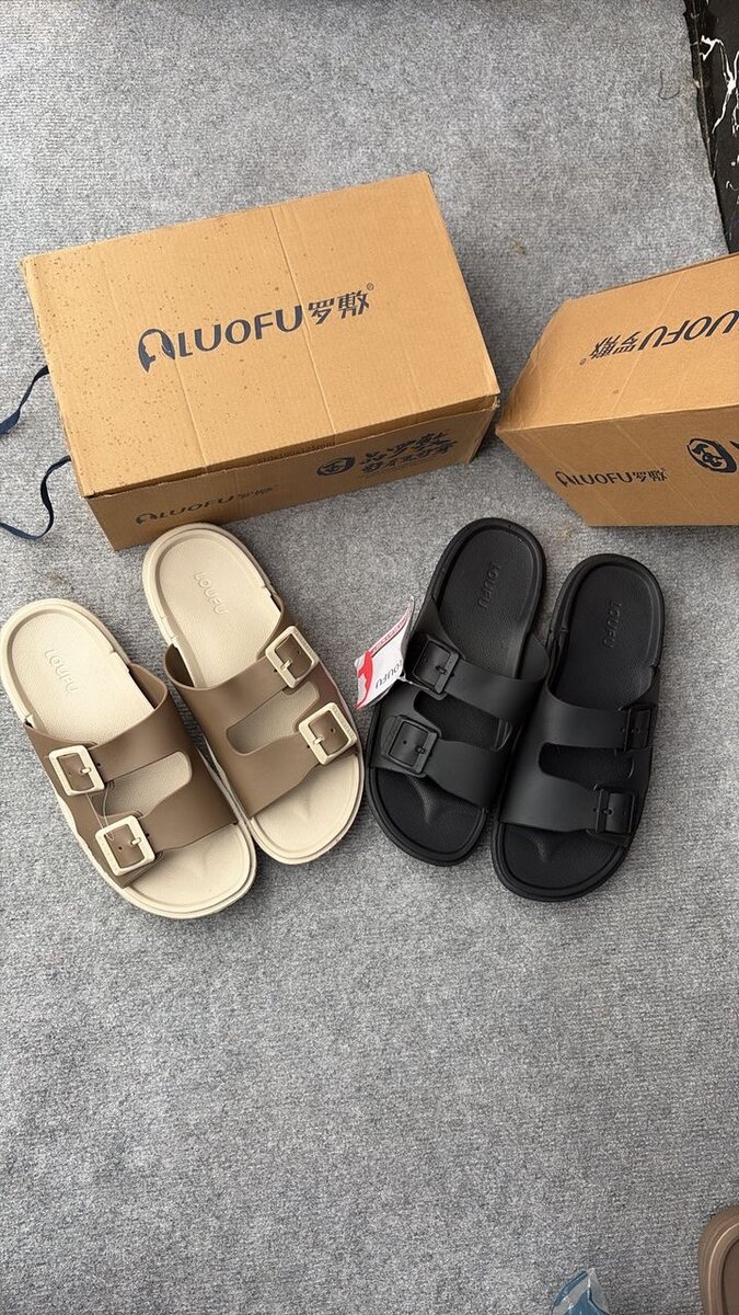 Sandales confort avec boucles