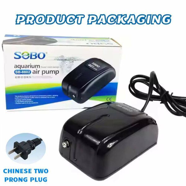 Pompe à air aquarium Sobo