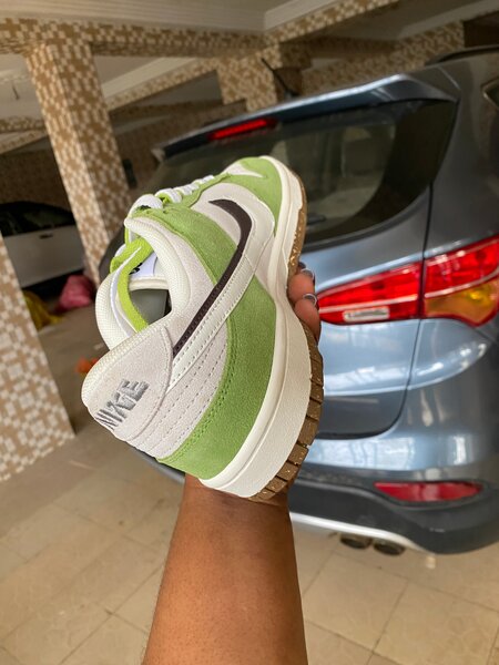 Baskets vertes tendance unisexes