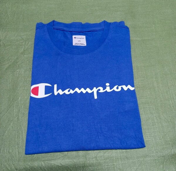 T-shirt Champion bleu homme