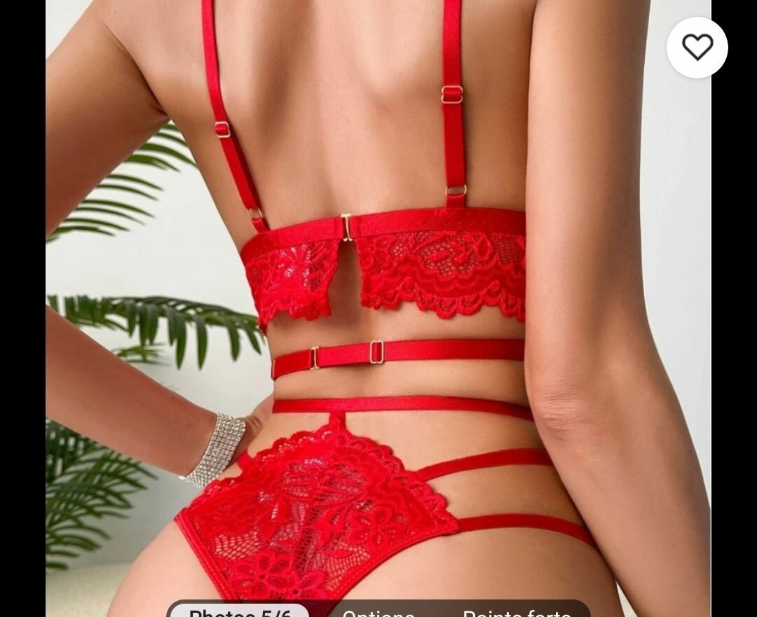 Ensemble lingerie dentelle sexy