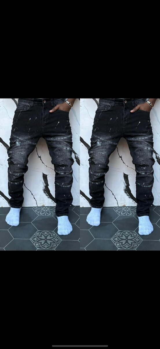 Jeans cargo décontracté homme