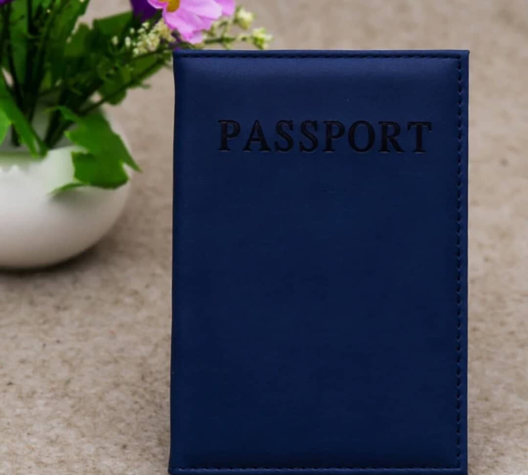 Porte-passeport élégant en cuir