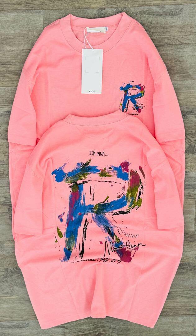 T-shirt oversize imprimé tendance