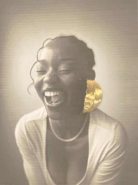 Boucles d'oreilles dorées