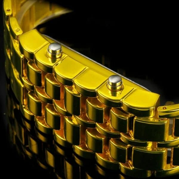 Montre LED Bracelet Acier