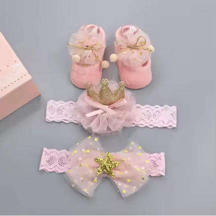Ensemble Bébé Princesse Rose