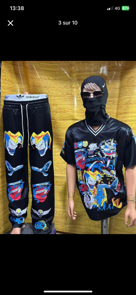 Ensemble sport graphique