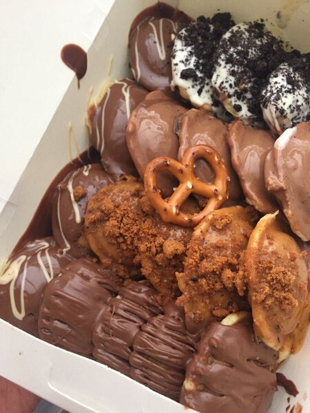 Beignets au chocolat gourmands