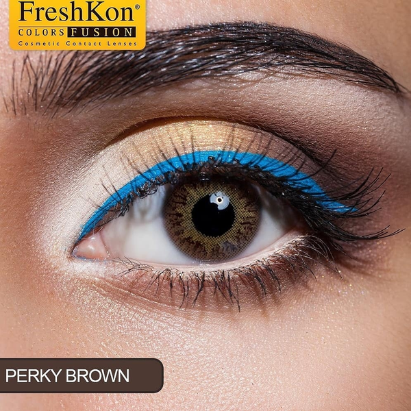 FreshKON Lenses Perky Brown