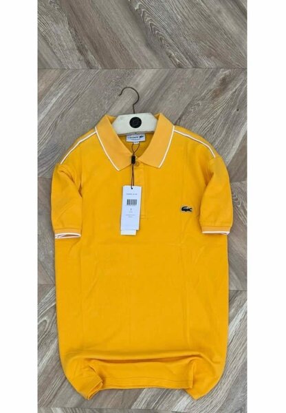 Polo à Manches Courtes Jaune
