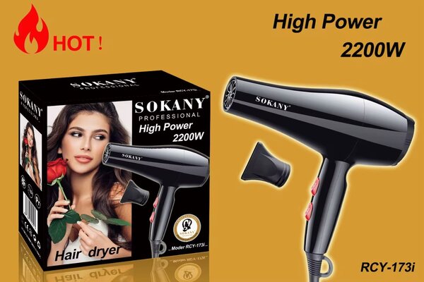 Sèche-cheveux professionnel 2200W