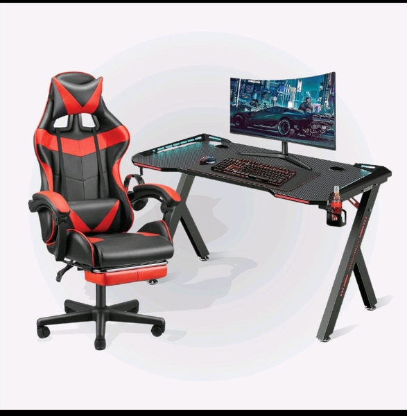 OVERDRIVE Gaming office chair and Desk combo