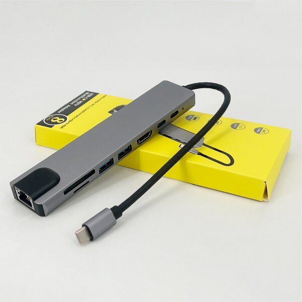 8-In-1 USB-C Adapter (MacBook & Windows)
