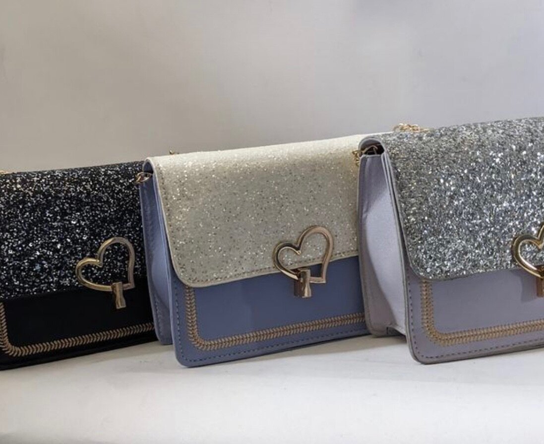 Glitter  chain bag