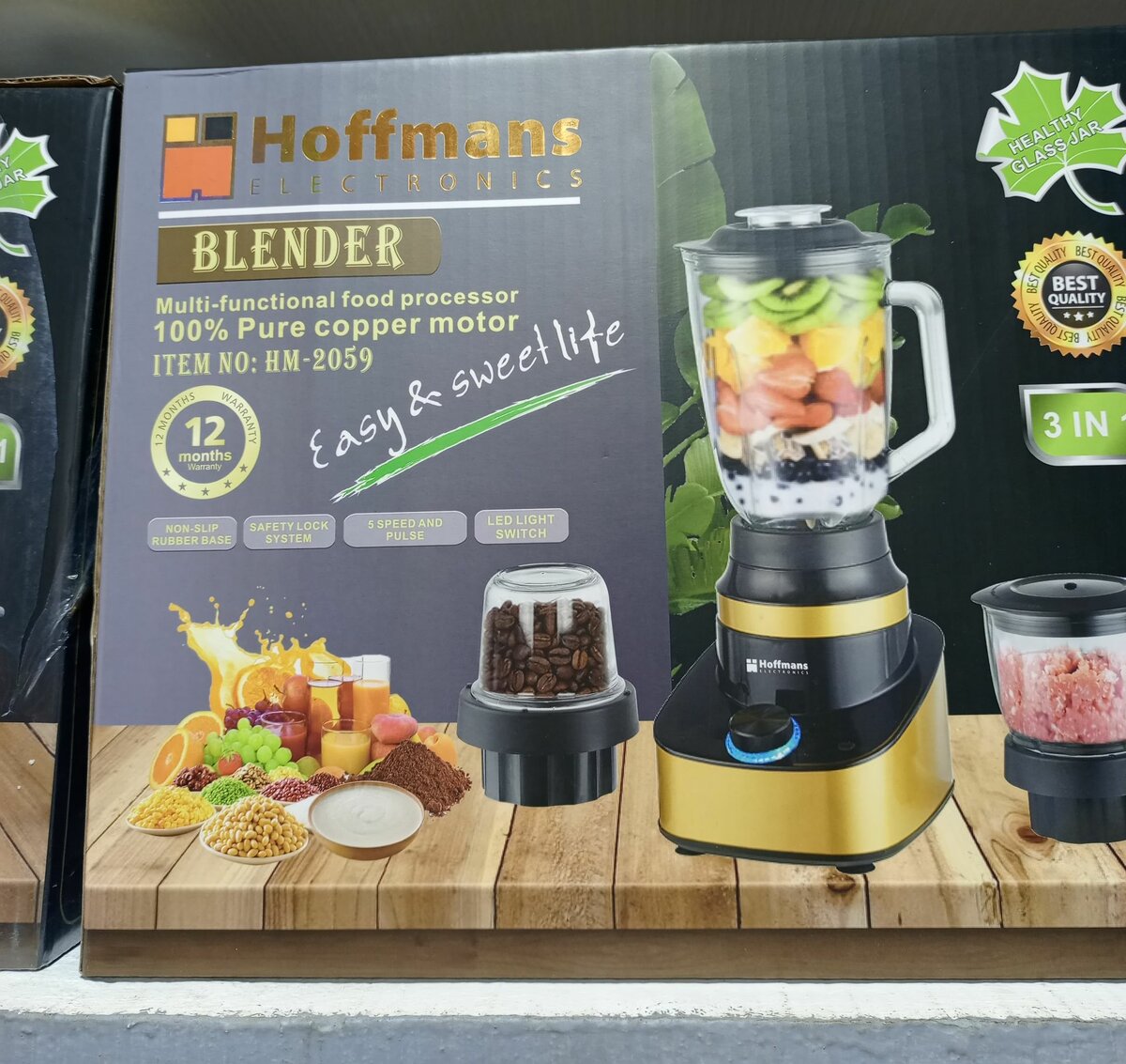 Mixeur Electrique Blender 4 en 1