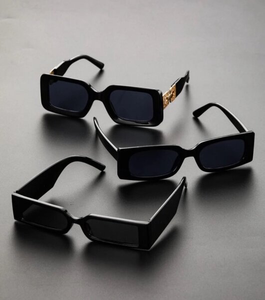 Lunettes de soleil rectangulaires élégantes