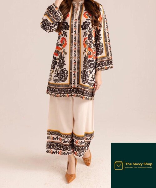 Printed shirt and trouser set