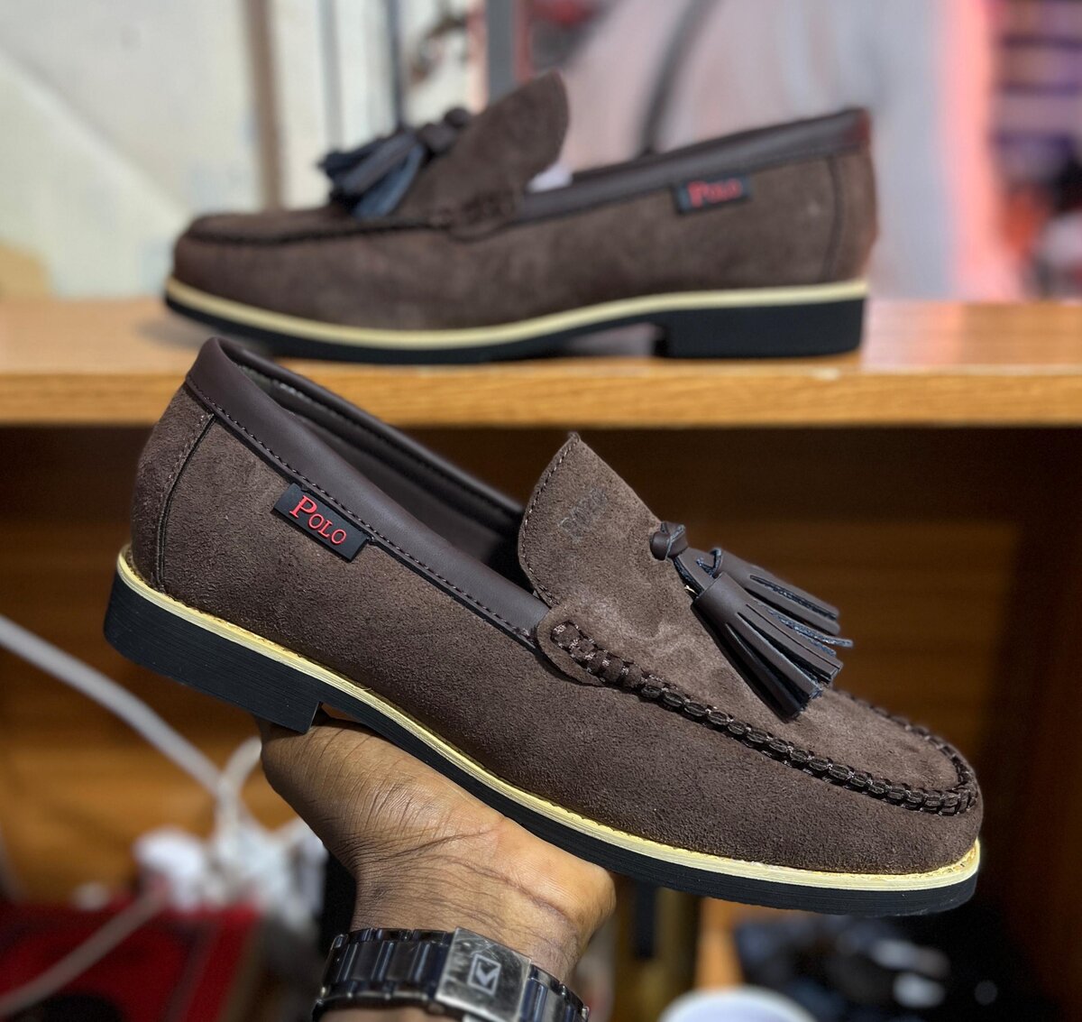 Mocassins en cuir Polo élégants