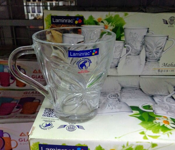 6 Verres à café en verre 250ml