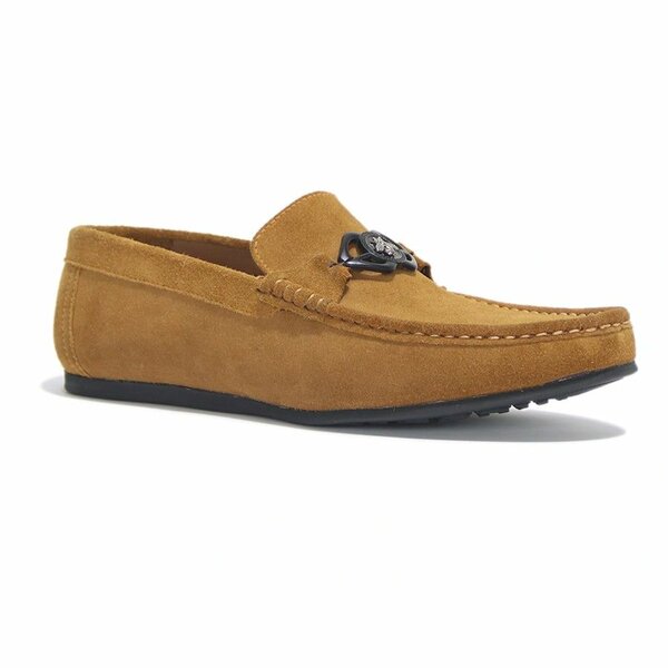 Brown Suede Driver Loafer