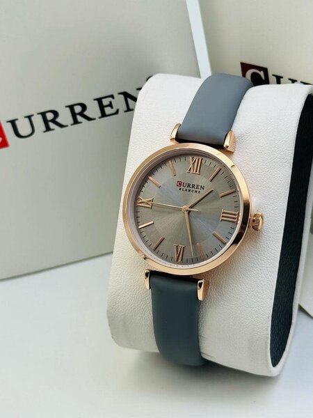 Montre-bracelet Curren gris avec or