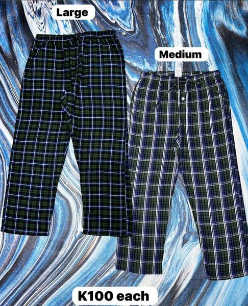 Women's comfortable plaid pajama pants