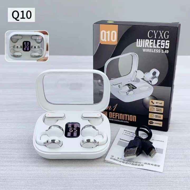 Écouteurs sans fil Q10 _2-en-1