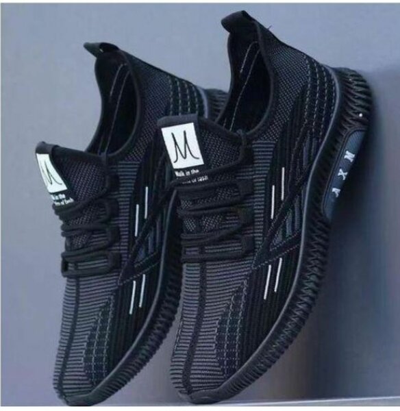 Chaussures de Sport Noires Homme