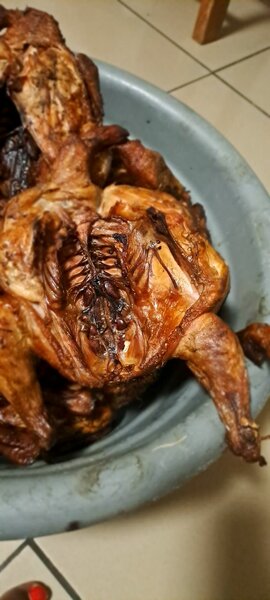 Poulet de chair local fumé