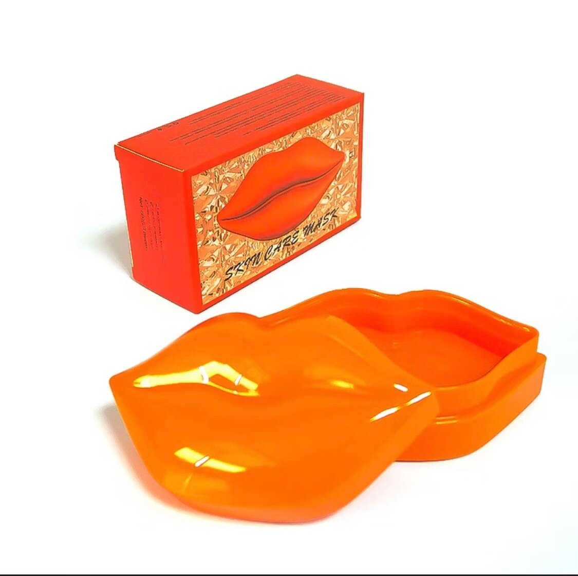 20 Pieces Orange Skin Care Lip Mask